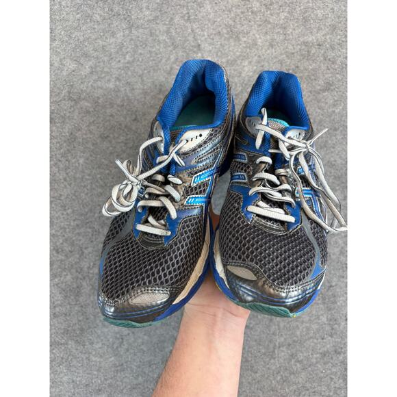 Asics Gel-Cumulus 14 Sneakers Shoes Womens Size 9.5 Blue Running Training T296N - Picture 3 of 10